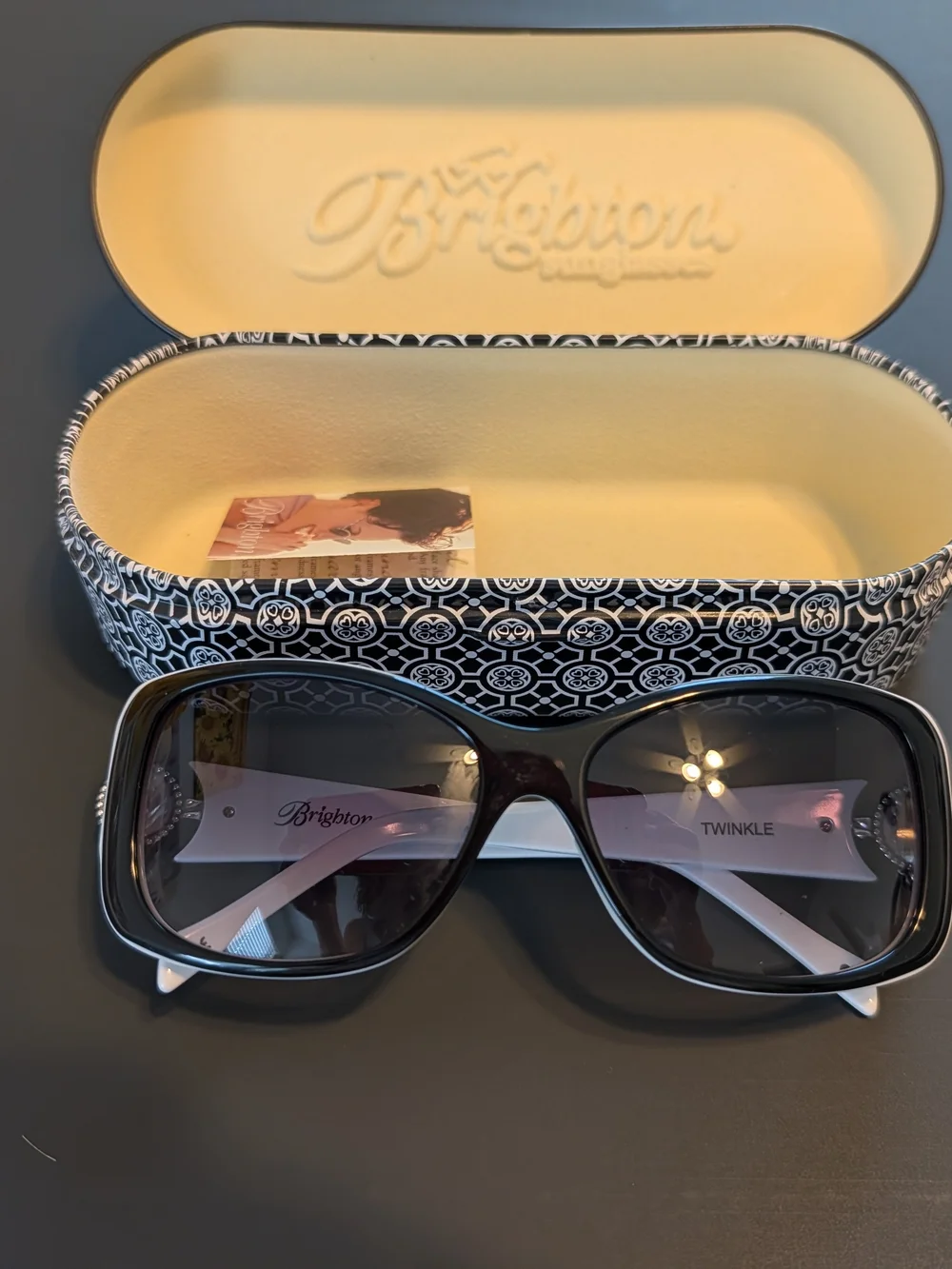 Brighton Twinkle Women's Black Sunglasses